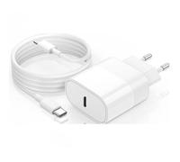 Chargeur Charge Rapide 25w + Câble 2 Mètres Usb C Lightning Compatible Iphone 14 - 13 - 12 - 12 Mini - 12 Pro -12 Pro Max X Xs Xs Max Xr - 11 - Se 2022 Se 2020 - 8 8 Plus - Straße Tech ®