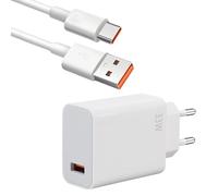 Chargeur Charge Rapide 33W USB C pour XiaoMi Redmi Note 13 Pro, XiaoMi 14 Pad 6 Pad 5 11 Lite 11i Redmi 13C 12C Note 11S 12S Note 12 Pro 11 Pro 11T 13T POCO X6 M6 X5 Chargeur Phone Câble d