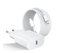 Chargeur Charge Rapide pour iPhone 16/16 Pro/16 Pro Max/16 Plus/15/15Pro/15Pro Max/15 Plus/pour iPad Pro/Air, 30W USB C,Adaptateur Secteur avec câble de 6FT