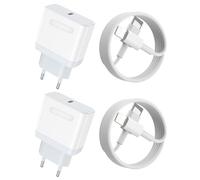 Chargeur charge rapide pour iPhone【Certifié MFi】 20 W USB C Chargeur rapide adaptateur avec câble Lightning original 2M, iPad Charger pour iPhone 14/14 Pro/14 Pro Max/14 Plus/13/12/11/XS/XR/X/8/7
