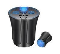 Chargeur Cigare | Convertisseur USB Voiture,Prise Secteur 12V/24V 220V Multifonction pour Smartphones Tablets Voyage Camping Auto