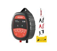 VEVOR Électrificateur de clôture 1 J – 10 kV, portée 1–3 km, CA/CC/solaire, indicateur LED