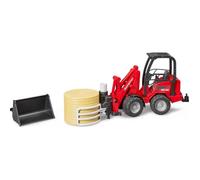 Chargeur compact Schaffer 2034 avec pince et balle de paille - BRUDER