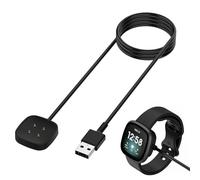Chargeur Compatible avec Fitbit Sense, Sense 2, Versa 3, Versa 4 Cable de Remplacement, Câble de Remplacement Chargeur USB, Station de Charge Magnétique avec Câble de Chargement USB 3,3 FT/100 cm