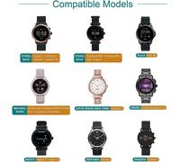 Chargeur Compatible Avec Fossil Gen 4/5/5e/6, Emporio Armani, Skagen Falster 2, Misfit Vapor 2,Diesel Guard 2.5, Michael Kors Runway - Câble De Chargement Usb 100cm - Smartwatch Accessoires[Z2115]