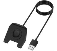 Chargeur compatible avec Fossil Gen 6 5 4 avec câble et support en aluminium à angle fixe pour une alimentation efficace (C)