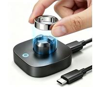 Chargeur Compatible avec l'anneau Oura Gen 4 pour Tailles d'anneau connecté 7/8/9/10/11/12/13, Station de Charge Rapide avec câble USB-C (Non Compatible avec la Gen 3)