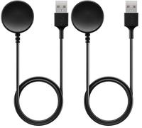 Chargeur Compatible avec Samsung Galaxy Watch 8/8 Classic/Ultra 2025/FE/ULTRA/7/6/5 pro/5/4/4 classic/3/Active 2/Active - Cable USB Remplacement Adaptateur Charge Montre Phonillico® (Lot de 2)