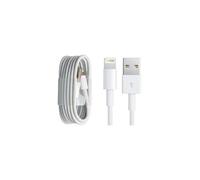 chargeur compatible pour iphone 1m fil lightning charge pour iphone 11 pro max/xs max/xr/x / 8 plus 7 6s 6 plus 5 se ipad, cordon blanc 1m
