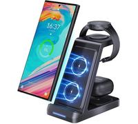 Chargeur Compatible pour Sam Sung Galaxy Watch 7/Ultra/6/5/5 Pro 4/3/Active 2.1 Station de Charge 3 Type C Multiples appareils