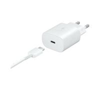Chargeur Complet Samsung Travel Adapter 25W USB Type C à Type C Cable Blanc