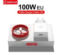 Chargeur d' 100W SuperVOOC, adaptateur de téléphone à charge rapide, câble USB vers Type C pour Oneplus 13r 12 12r 11 10 13 Pro-EU Charger and Cable
