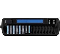 : Chargeur d'accumulateurs AA / AAA / 9 V avec écran LCD