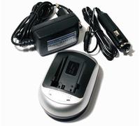 Chargeur d'accus / Chargeur de batteries pour Olympus LI-10B, LI-12B, Sanyo DB-L10