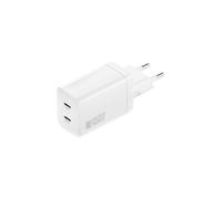 Chargeur d'appareil mobile - - PDPlug Dual 45W GaN - Blanc - USB Type C