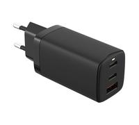 DLH Energy Adaptateur secteur GaN CA 100–240 V 65 W 3 sorties noir