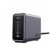 Ugreen Station 5 ports 300W alimentation + USB‑C Gris anodisé