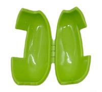 Chargeur d'appâts en plastique de style coque pour mangeoire à mouches Méthodes de chargement et de compression des appâts avant les applications de lancer (type BL)