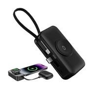 Chargeur De Banque d'alimentation Magnétique, Batterie À Charge Rapide 22,5 W, Batterie pour Montre Intelligente pour Les Voyageurs, Photographes, Les Voyages en Voiture Et Restaurants