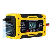 Chargeur de batterie 12 V, chargeur de batterie 12v voitures, chargeur de voiture chargeur de batterie intelligent 12 V, chargeur de voiture portable support de batterie flottant pour voiture et moto