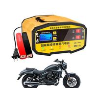 Chargeur De Batterie 12 Volts,Chargeur de Batterie à Charge Lente 12V 24V,Mainteneur Numérique avec Arrêt Automatique - pour Automobile Voiture de Camion Berline Moto Extérieur