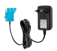 Chargeur de Batterie 12V 1A pour Peg-Perego John Plug Câble 2M Adaptateur Secteur 100-240V avec Prise Carrée Compatible avec Jouets Électriques Enfants Voitures SUV Quad Moto Tracteurs Remplacement
