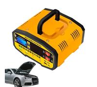 Chargeur De Batterie 12V,Chargeur de Batterie de Voiture 12V 24V,Mainteneur Numérique avec Arrêt Automatique - pour Automobile Camion SUV Berline Moto Extérieur