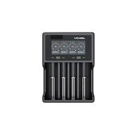 Chargeur de Batterie 18650 Chargeur de Batterie QC3.0 Type de Chargeur Rapide C USB Charge Rapide AAA AA Battines au Lithium Rechargeables 21700 Chargeur