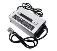 Chargeur de Batterie 36 V 30 A pour Chariot élévateur électrique Haute Puissance avec écran LCD, Compatible avec Le Chargement de Batteries au Plomb, Argent, 50 A