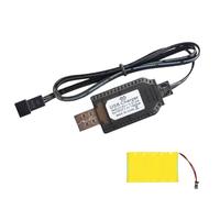 Chargeur De Batterie - 54 Cm 7,4 V SM-3P 1000 MAh | Chargeur De Batterie De Voiture RC avec Protection Et Conception De Voyant Lumineux | Câble De Chargement USB pour Jouets RC, Bateau De Voiture