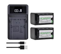 Chargeur De Batterie 5600 MAh VW-VBD58, Compatible avec Panasonic, Notamment for BGH1, HC-X1, X1500, X2000, AG-CX10, CX350, UX180, AC30 Et VBR59