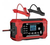 Chargeur de batterie 6 A 12 V, mainteneur de charge intelligent automatique, désulfateur de batterie avec contrôle de température