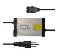 Chargeur de batterie 84 V 5 A pour batterie Li-ion 20S 72 V avec prise 3 trous, coque en aluminium