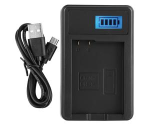 Chargeur de batterie à charge rapide et efficace avec protection contre la surcharge et écran LCD pour Nikon D5100, D3100, D3200, D3300 et Coolpix