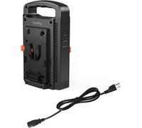 Chargeur De Batterie À Double Canal À Montage En V, Chargeur De Batterie V-Lock Pour Batterie À Montage En V Vb50 / Vb99 / Vb99 Pro / Vb155 / Vb212-4578[Z860]