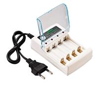Chargeur De Batterie Aa Aaa À 4 Fentes,220v,Ni-Cd,Charge Rapide,Rechargeable,Prise Intelligente Us/Eu Pour Charge De Batterie 1.2v - Type Eu 4 Ports