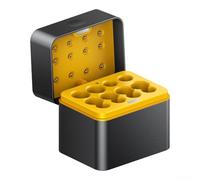 Chargeur de batterie AA/AAA avec étui de chargement pour piles au lithium 5/7" (1,5 V), 6 x AA + 2 x AAA simultanément, entrée USB-C (5 V/3 A), protection contre les surintensités, les surtensions