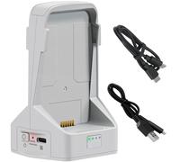 Chargeur de batterie adapté pour DJI FLIP, chargeur de batterie Hub Manager Dispositif d'entretien de batterie Station de charge rapide avec câble de charge Accessoires de charge Drone