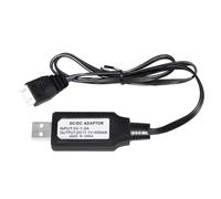 Chargeur de batterie au lithium 11,1 V, courant 500 mA, avec câble de charge USB