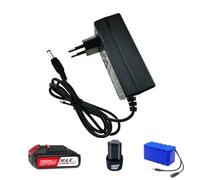 Chargeur De Batterie Au Lithium 12.6V 16.8V 2A 21V 25V 1A 18650, DC 5.5x2.1-2.5mm For 3S 4s 5s 6S 12V À 25V, Utilisation De Batterie De Tournevis(21V 1A,1pcs)
