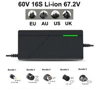 Chargeur de batterie au Lithium 12V 42V 54.6V 67.2V 84V 2A 3A 5A,3s 6s 7s 13s,chargeur de batterie Li-ion de haute qualité 67.2V