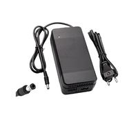 Chargeur De Batterie Au Lithium 42 V 4 A, Compatible Avec 36 V 10 S, Chargeur De Batterie Li-ion, Charge Rapide, Connecteur DC 5,5 X 2,1 Mm Avec Ventilateur De Refroidissement(Dock add EU adapter)