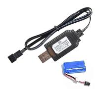 Chargeur de batterie au lithium - Chargeur de batterie de 7,4 V | Batterie de drone SM-2P/SM-3P/SM-4P 1000 mAh, charge rapide, câble de charge rapide pour jouets, drones, bateaux et E
