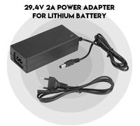 Chargeur de batterie au lithium DC 29.4V 2A - ABI - Adaptateur secteur - Noir