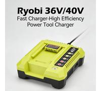 Chargeur de batterie au Lithium d'origine OP401/OP403 pour outils Ryobi 36V 40V, Compatible avec OP4015/OP4026/OP4030/OP4050A/OP4040, Battery