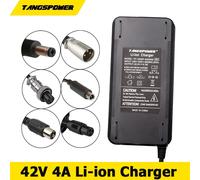 Chargeur de batterie au Lithium intelligent 42V 4a, charge rapide, pour série 36V 10, Li-ion, haute qualité, avec ventilateur, forte Dissipation thermique 3P Plug