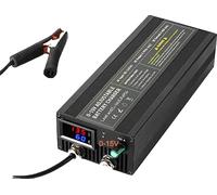 Chargeur de batterie au lithium POWLAND, sortie 12,8V 60A, charge en 3 étapes, clip 15 V 60A, EU