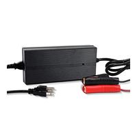 Chargeur de Batterie au Lithium Renogy 20A AC-DC, Chargeur de Batterie LiFePO4 Portable 12V Plug-and-Play avec Pinces Crocodile 12AWG pour Batteries au Lithium LiFePO4