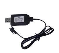 Chargeur de batterie au lithium USB - Câble de charge rapide 7,4 V 1000 mA pour batterie de jouet | RC Avion Lithium 2P -3P -4P SM Charge de drone s'adapte automatiquement et bien d'autres