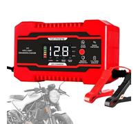 Chargeur de batterie automatique - Compensation de température d'affichage LCD du chargeur | Chargeurs de mode de réparation pour batteries de voiture pour le démarrage de la voiture 12 V 6 A